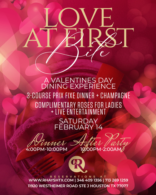 3-Course Dinner, Champagne, Roses &amp; a Late-Night After Party