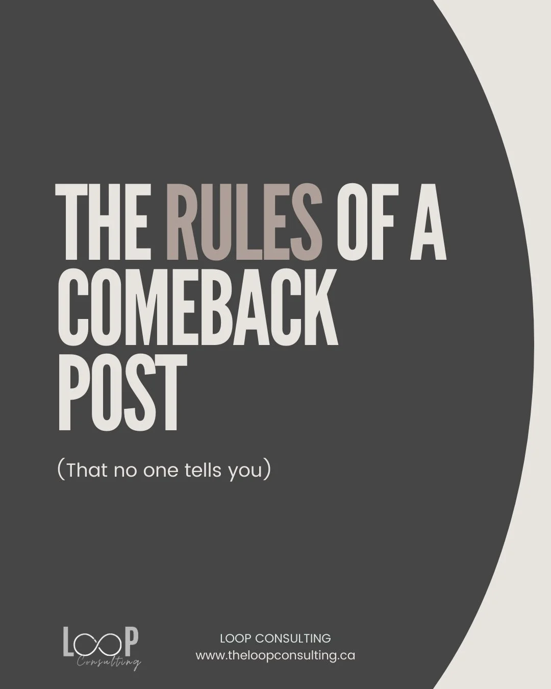 I have noticed is that most people waste their comeback post. 🤫⁠
⁠
I see a lot of apologizing, over-explaining, or announcing a &ldquo;posting streak&rdquo; that ends up fizzling out in two weeks.⁠
⁠
It's important to remember though... your audienc