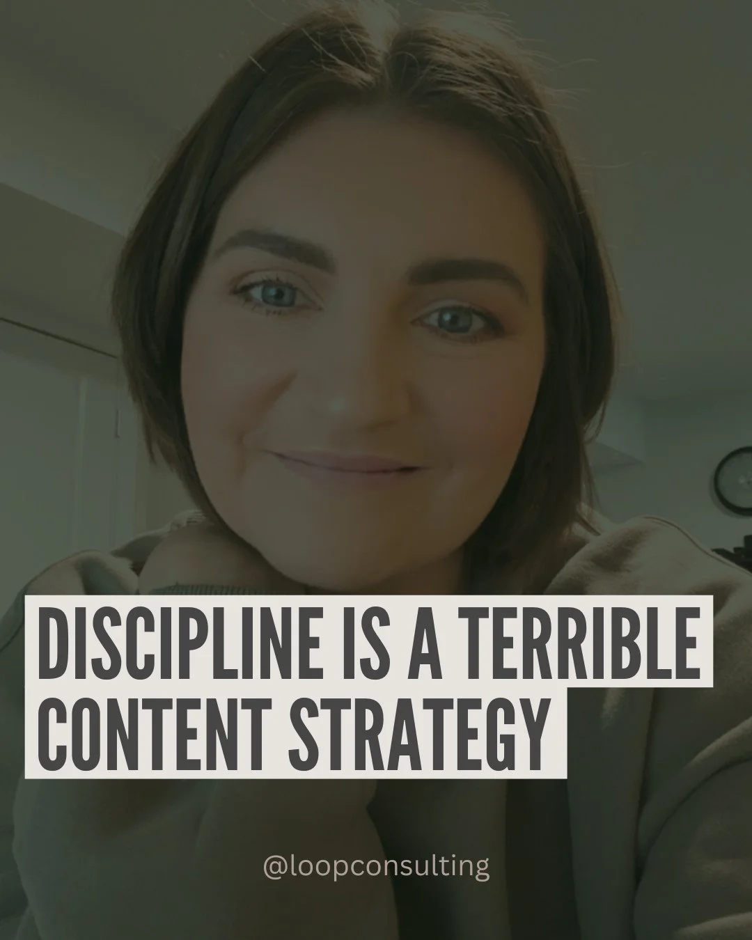 Do you think the reason you aren't posting is because you have a creation problem?

And... what if I told you that discipline wasn't the issue keeping you from feeling like posting consistently is simple, easy, and fast?

The reason you can't stay co