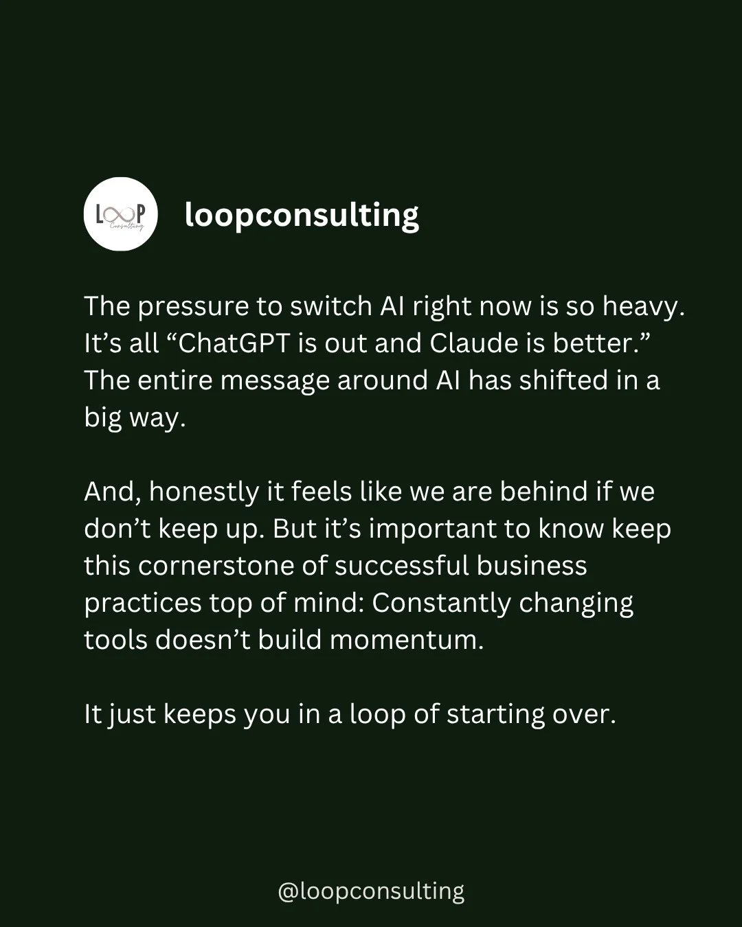 This isn&rsquo;t really about ChatGPT vs Claude.⁠
⁠
It is just what happens every time something new takes off, and marketing dollars do good work. What we are seeing right now is a wave of urgency, lots of opinions and judgements, and very confident