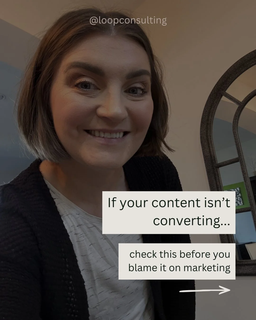 Most people who are struggling to see the point to posting on Instagram, try to fix their content from the outside.⁠
⁠
I mean, we see so much of the 'better hooks,' 'trending reels,' 'more strategy' content that it almost ends up feeling like the onl