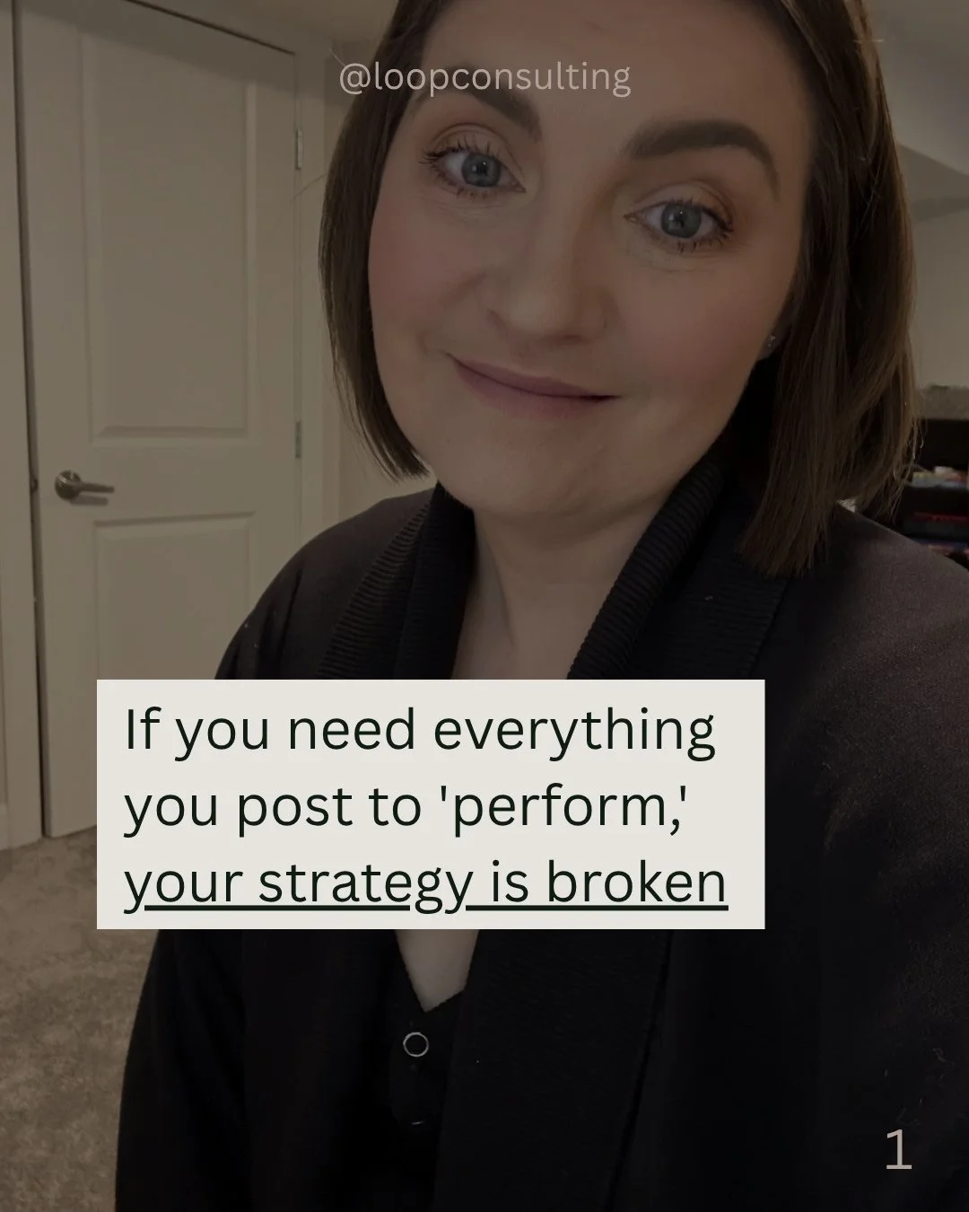If everything you post has to perform, you have set your content up to fail.⁠ 😬⁠
⁠
Because... every time you show up, you&rsquo;re asking one piece of content to prove everything is working, and that&rsquo;s too much pressure for any single post to 