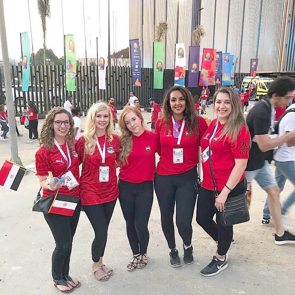 Lindsie, from Canada, has lived in Egypt for three years and studied at UCAN for three years also. She works as a teacher at BCCIS. 