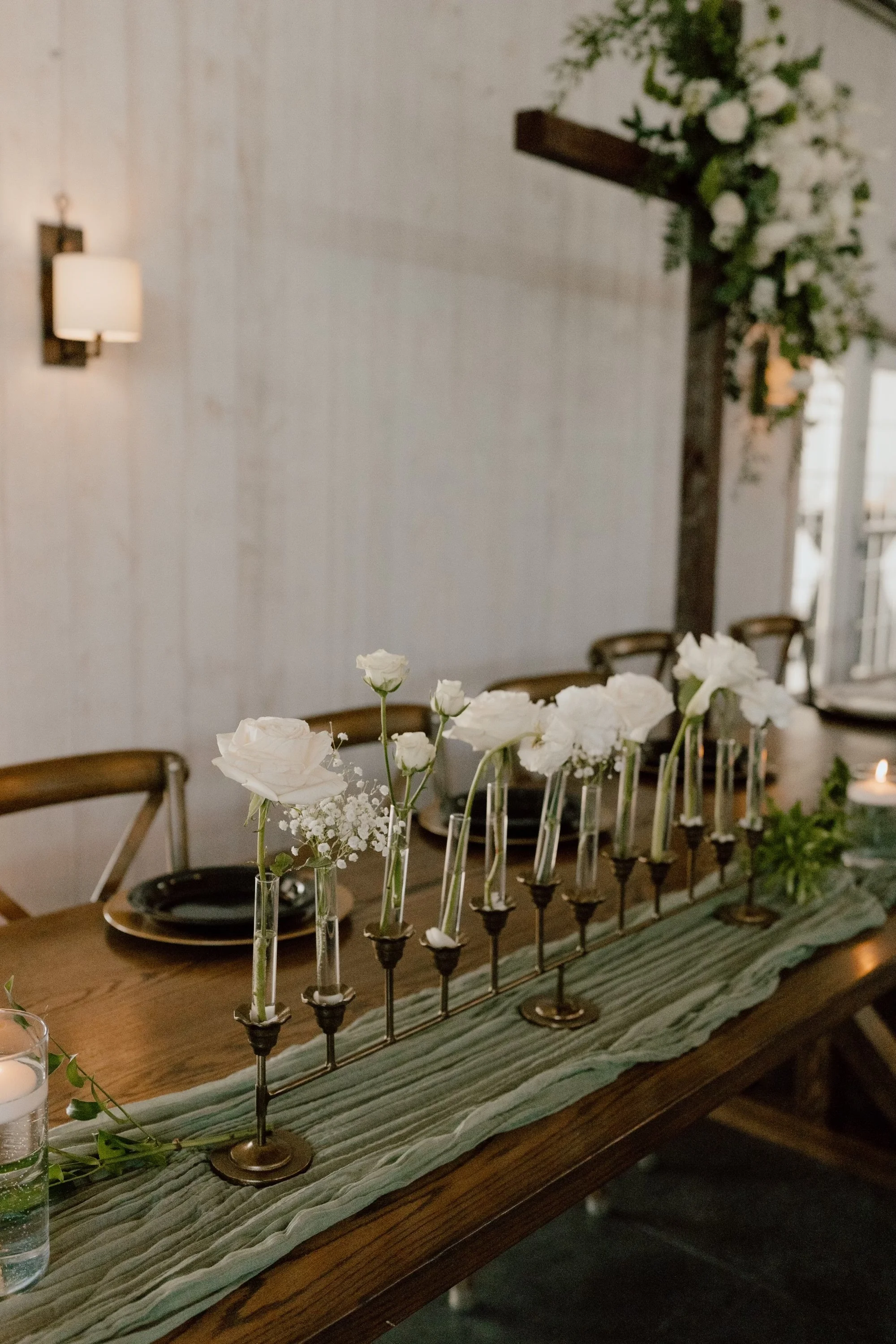 Gold Candelabra Vase