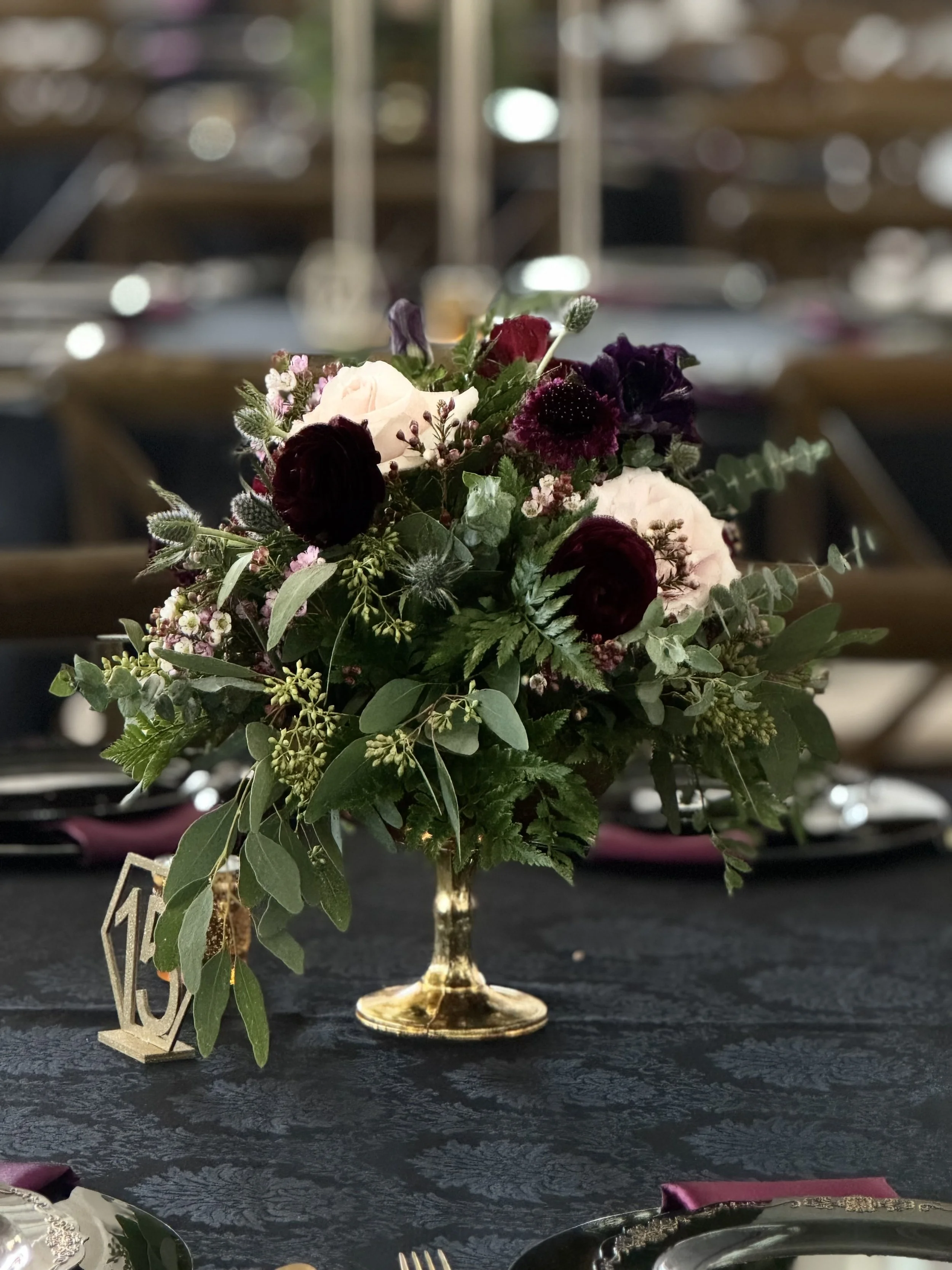 Gold Pedestal Compotes