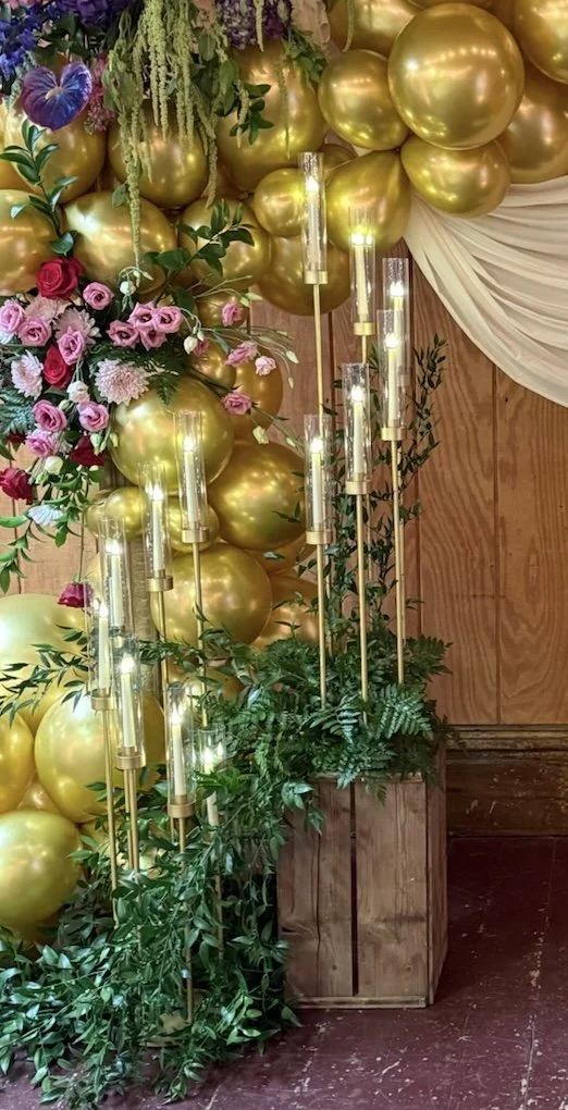 Tall Gold Candelabras