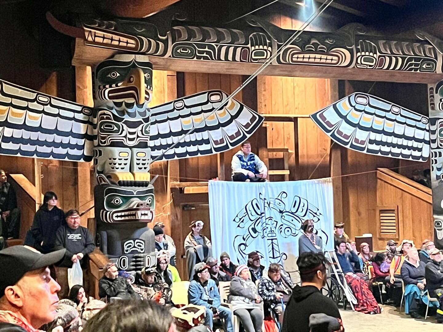 Two days of Nawalakw in our great house uplifting family lines and kin of Chief Wax̱a̱widi William Wasden Jr. 

I was in awe and amazement for how much love and dedication was poured into the many years, weeks days and final moments of ceremonial pre