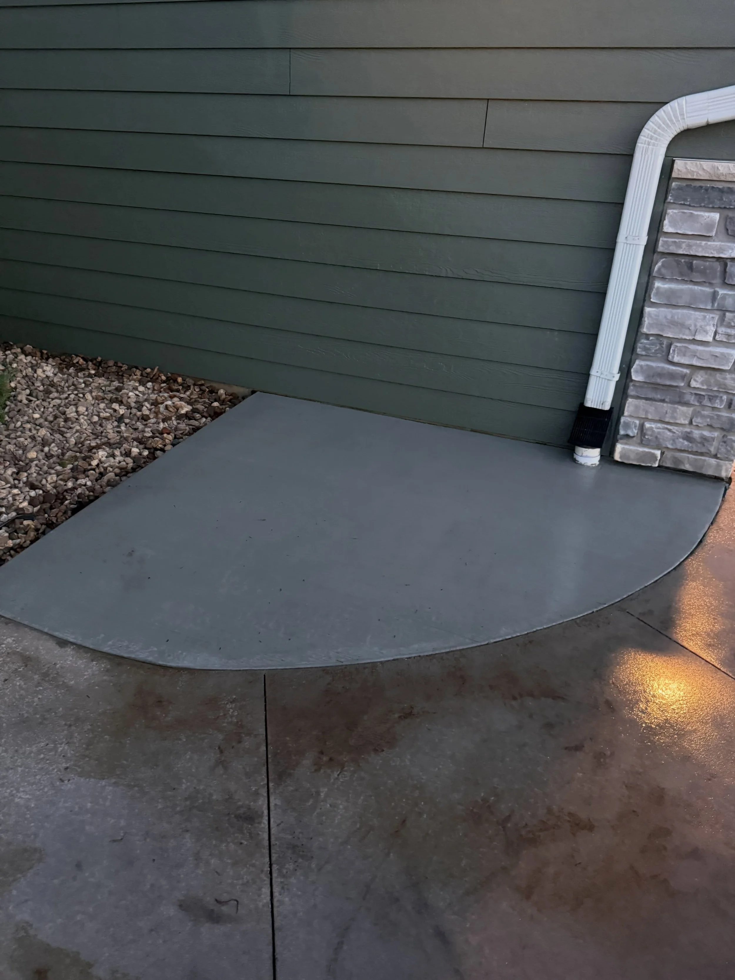 A little spot to sit out front