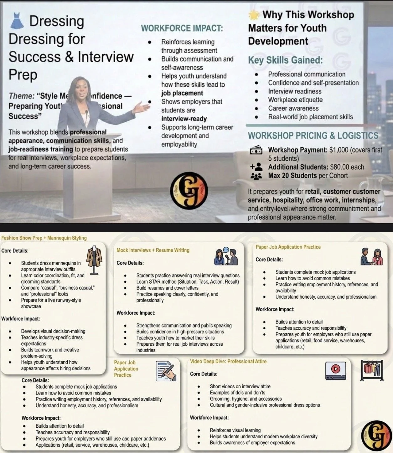 👗 Workshop 4: Dressing for Success & Interview Prep