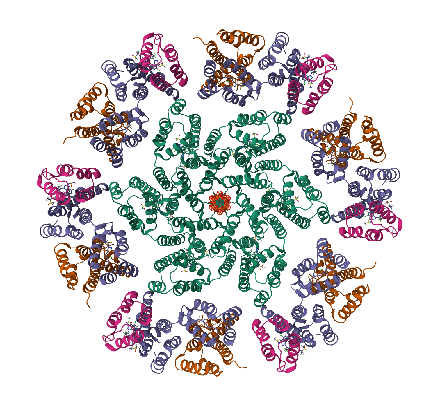 SPA of purified HIV-1 CA protein in vitro assembled with IP6 (mature morphology) · PDB: 9MNM · 2026