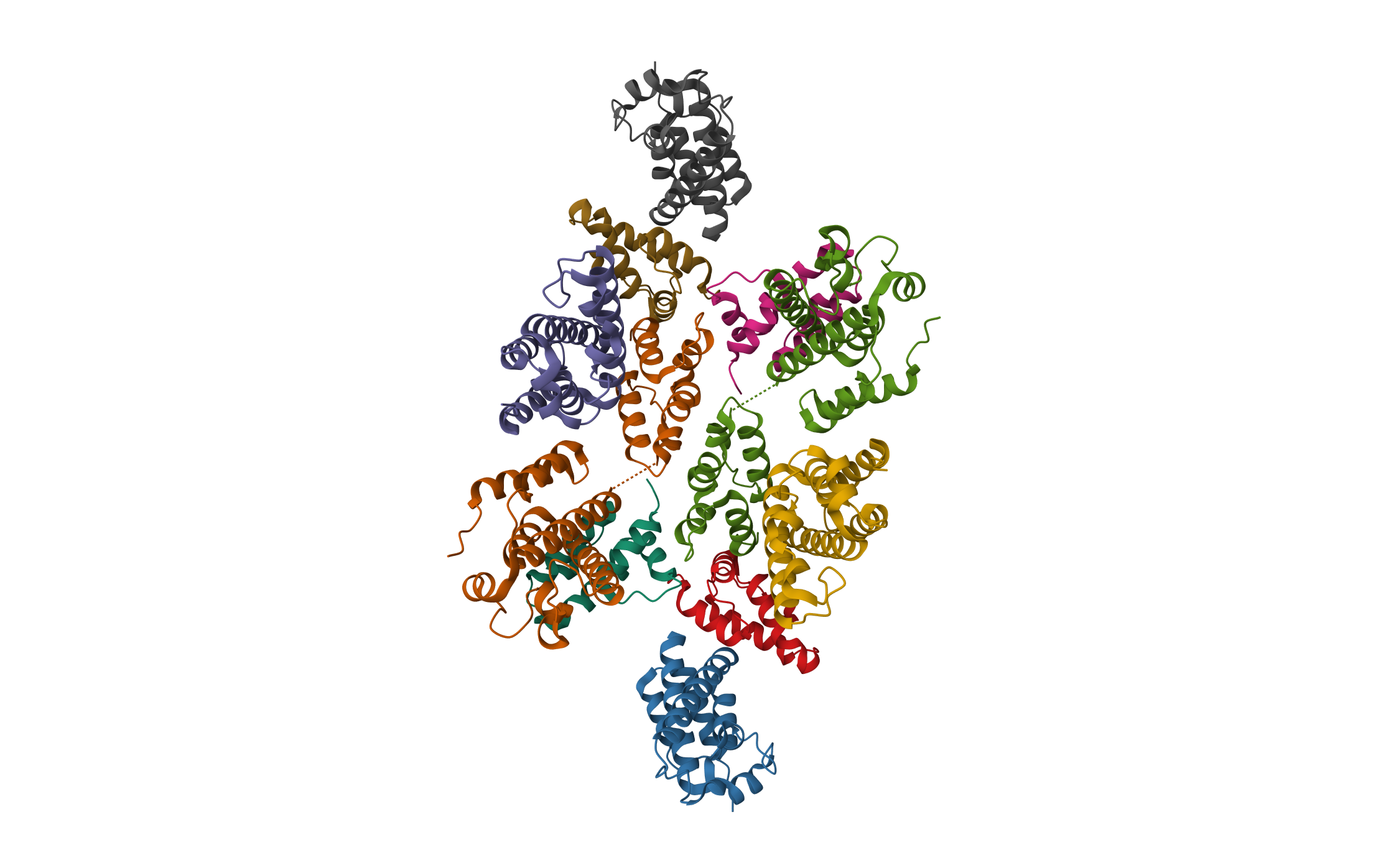 Mature RSV CA lattice: Group I, pentamer-hexamer interface, class 1'1 · PDB: 7NO9 · 2021