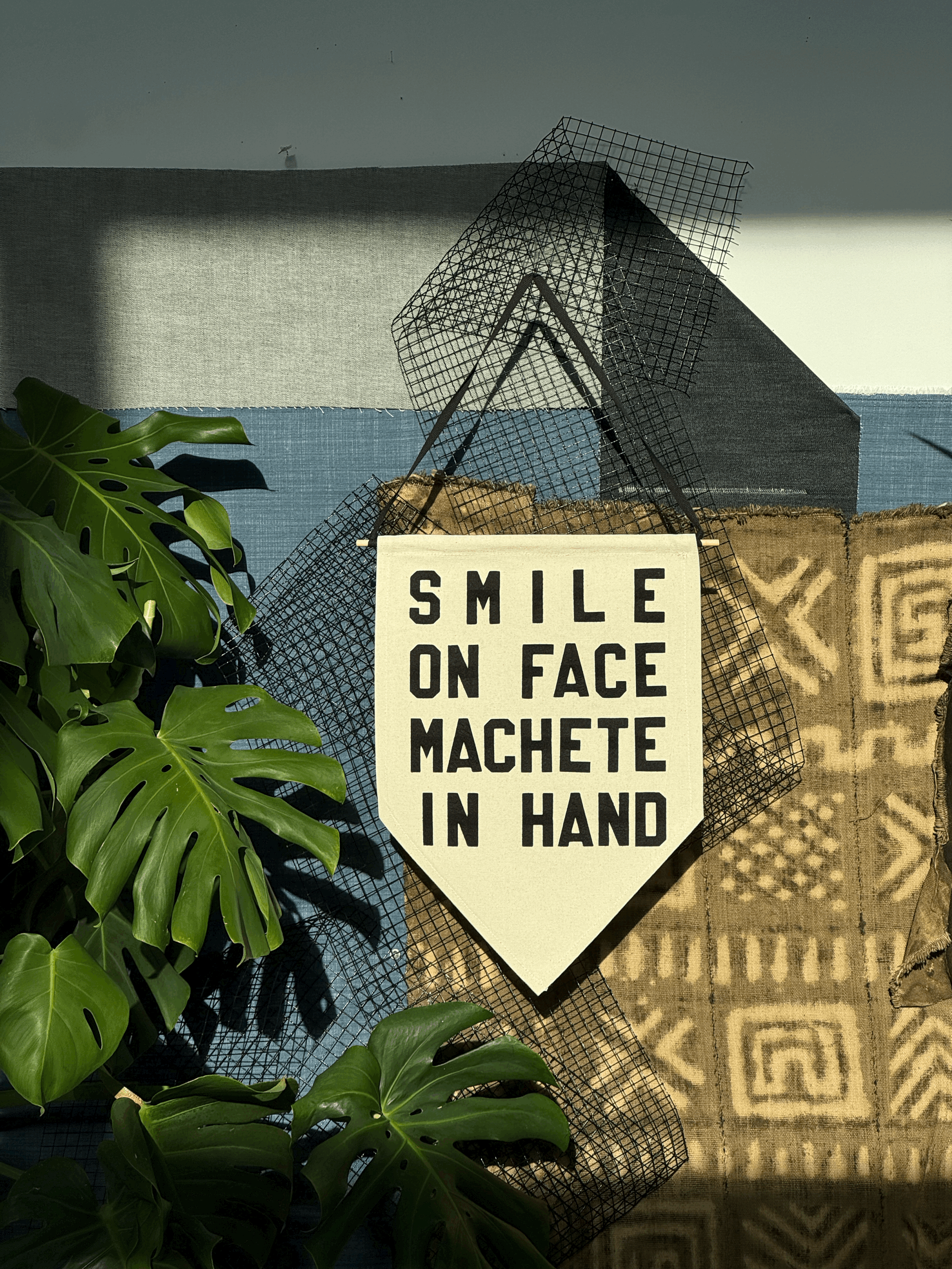 Smile On Face Machete In Hand