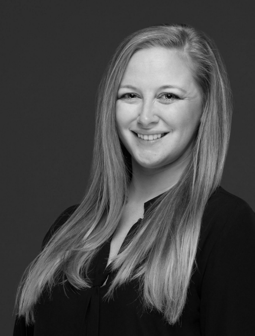 Black and white headshot of Tracy Heim