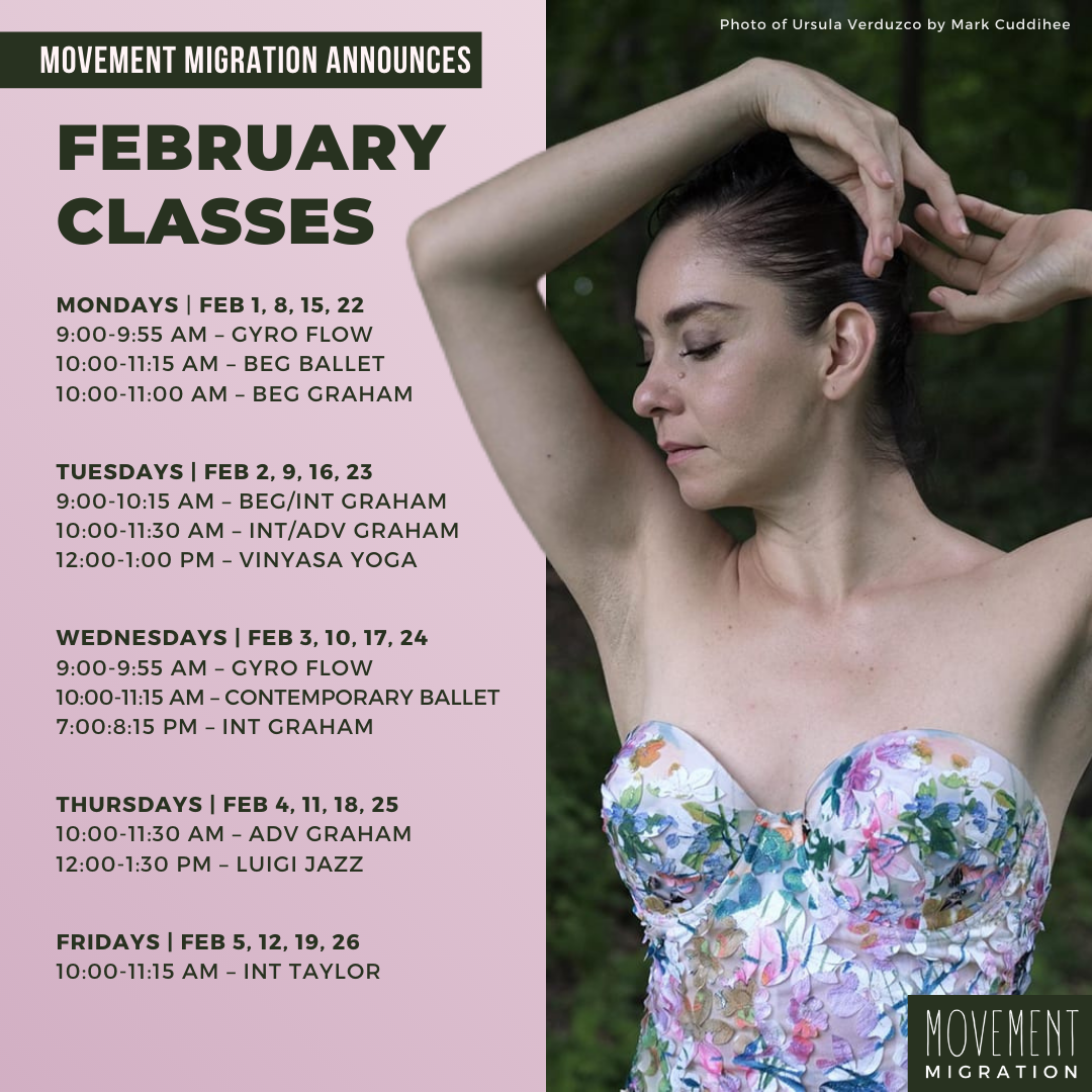 February 2021 Drop-In Classes