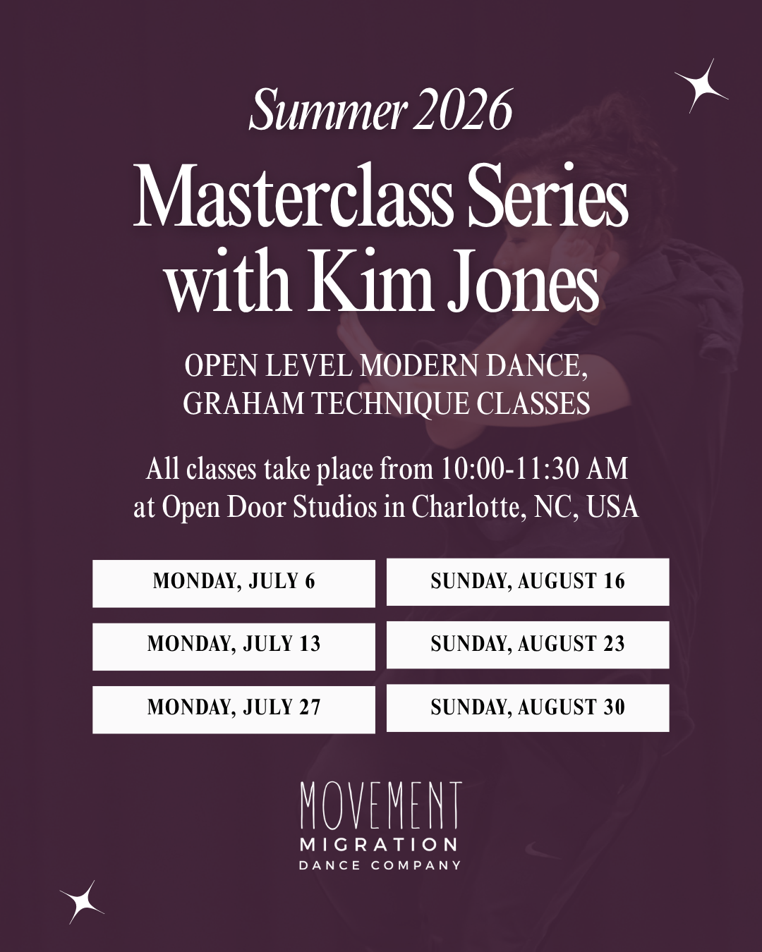 2026 Summer Masterclass Series