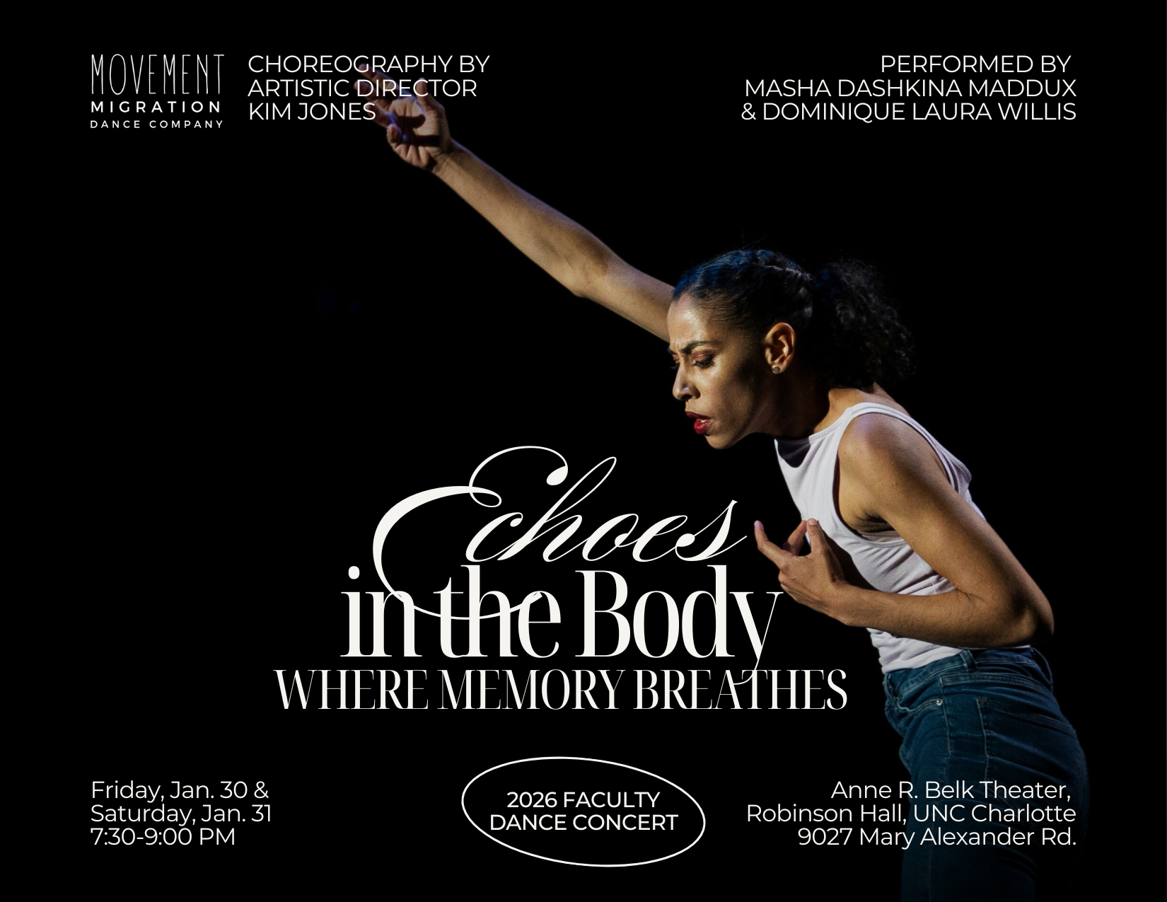 "Echoes in the Body, Where Memory Breathes," Charlotte, NC, USA