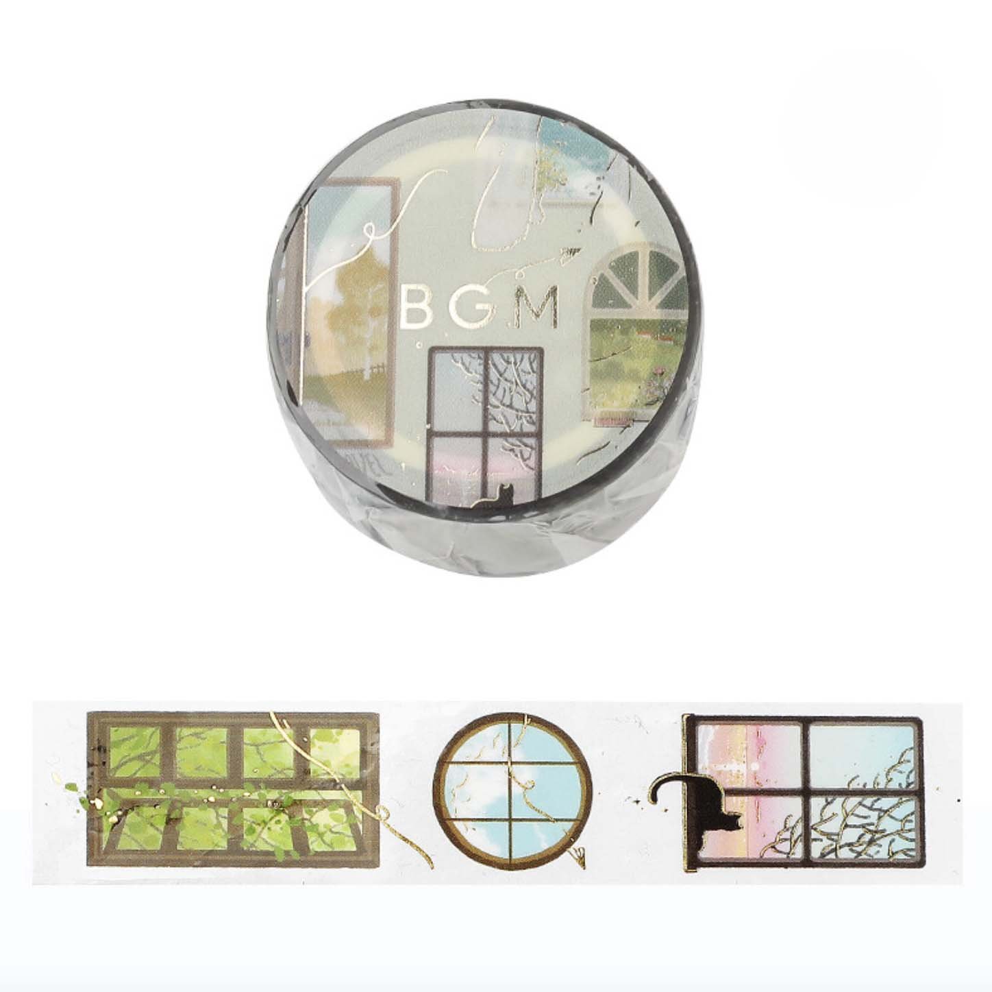 Restocked BGM Clear PET Tape - 20mm - Window Scenary