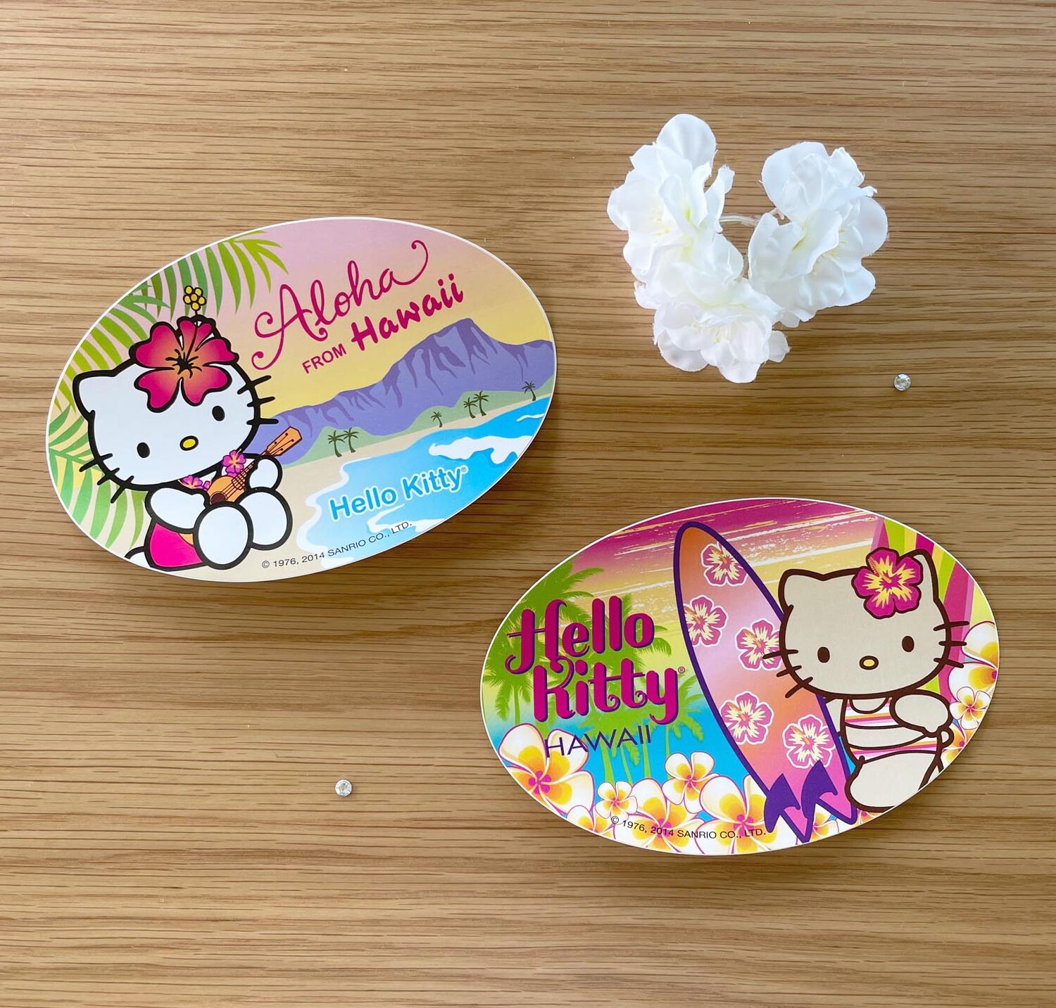 Sticker - Hello Kitty Hawaii - Surf — La Petite Cute Shop
