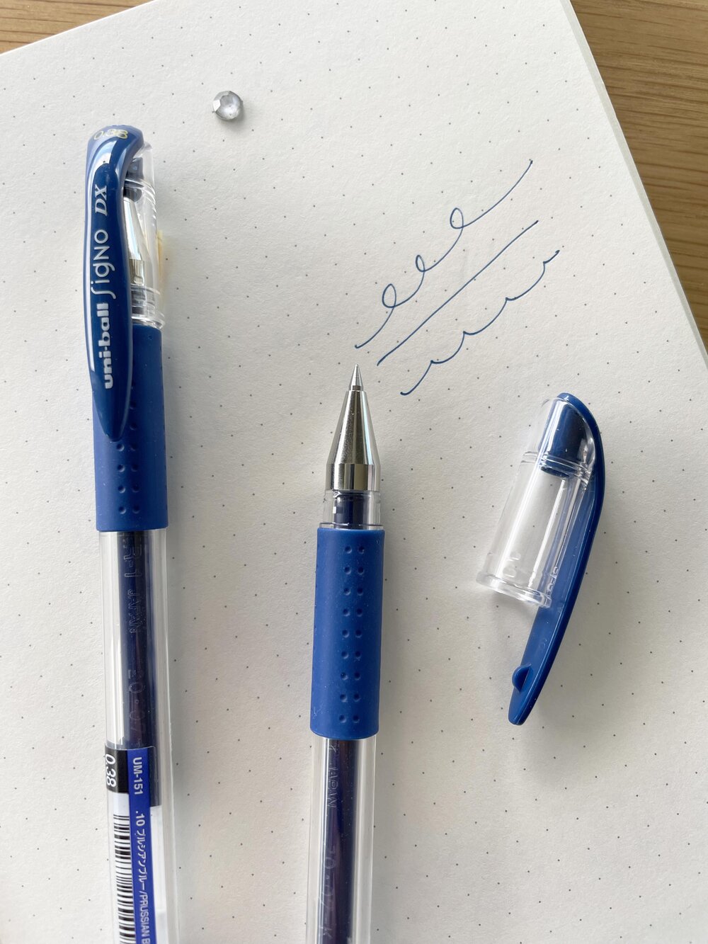 alleen Elasticiteit Grote hoeveelheid Uni-ball Signo DX Gel Pen - 0.38mm-Prussian Blue Ink — La Petite Cute Shop