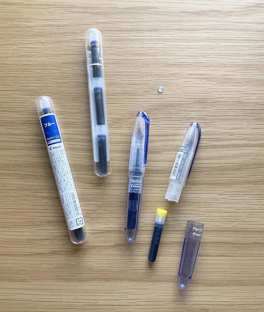Ballpoint Pen Mini Refill Blue