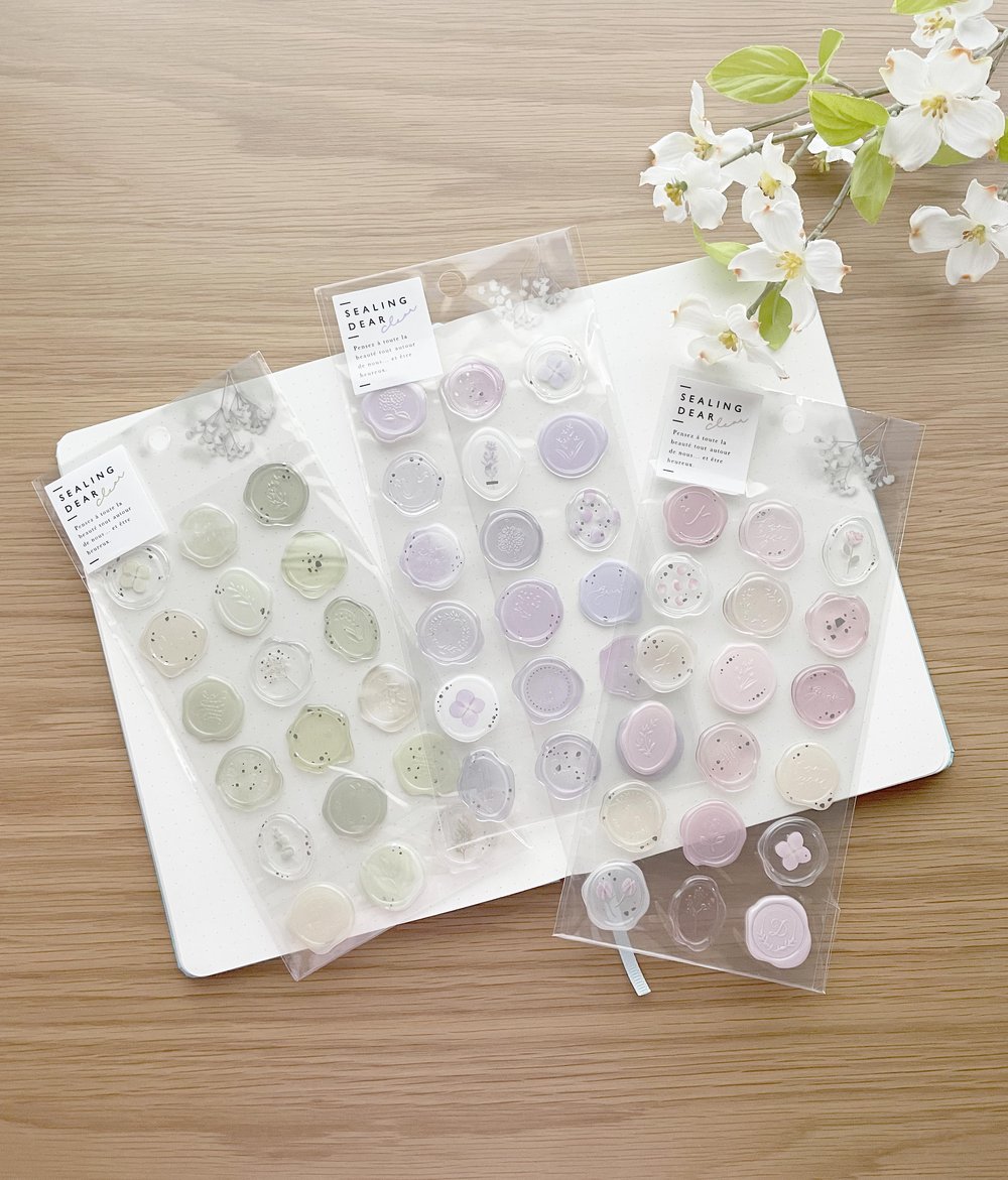 Diy Flower Imitation Wax Seal Stamp Stickers For Girls - Temu