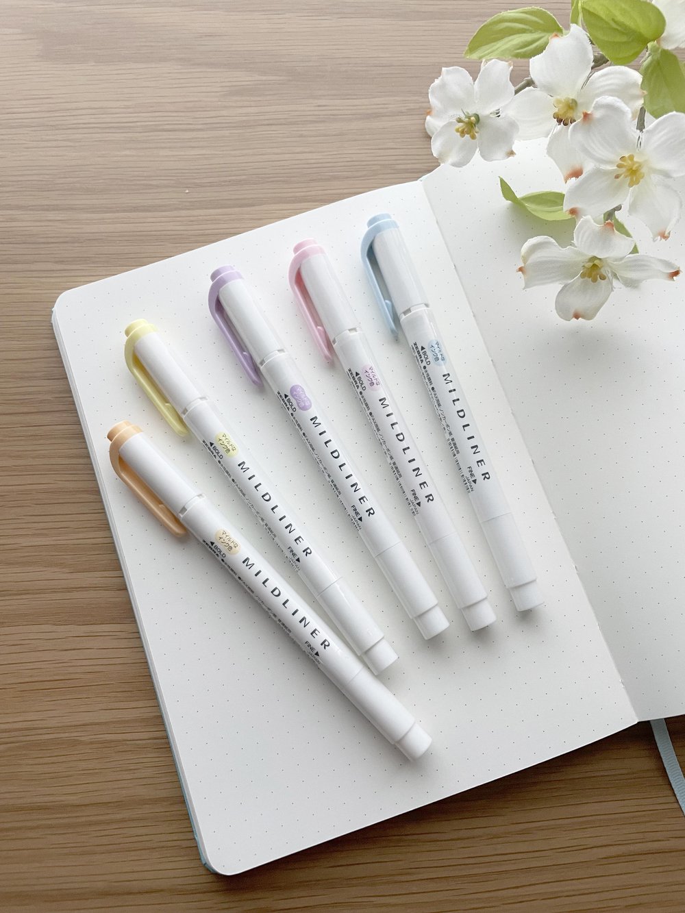 [Mildliner] Highlighter Pen Natural (set of 5 colors)