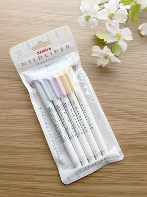 Zebra Mildliner Double-Ended Brush Pen Pink