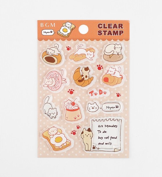 Kawaii Daily Planner Wooden Stamp Set — A Lot Mall