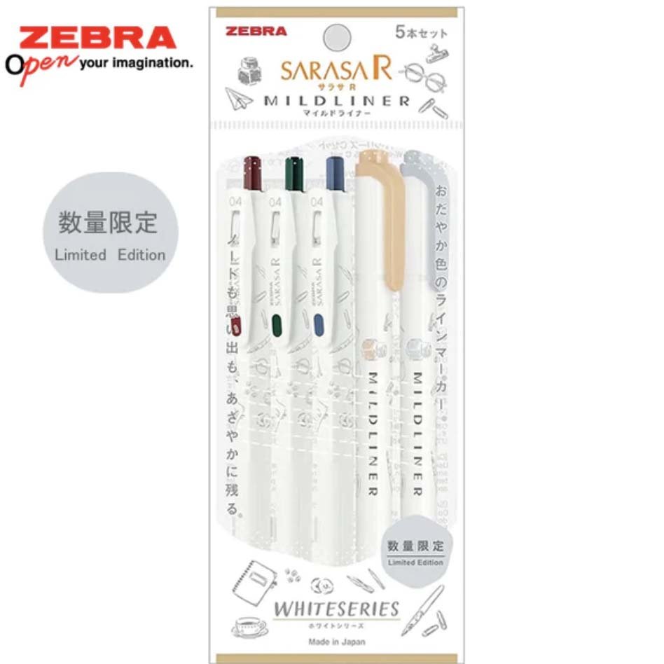 Zebra Mildliner Highlighter & Sarasa Clip Pen Journaling Set