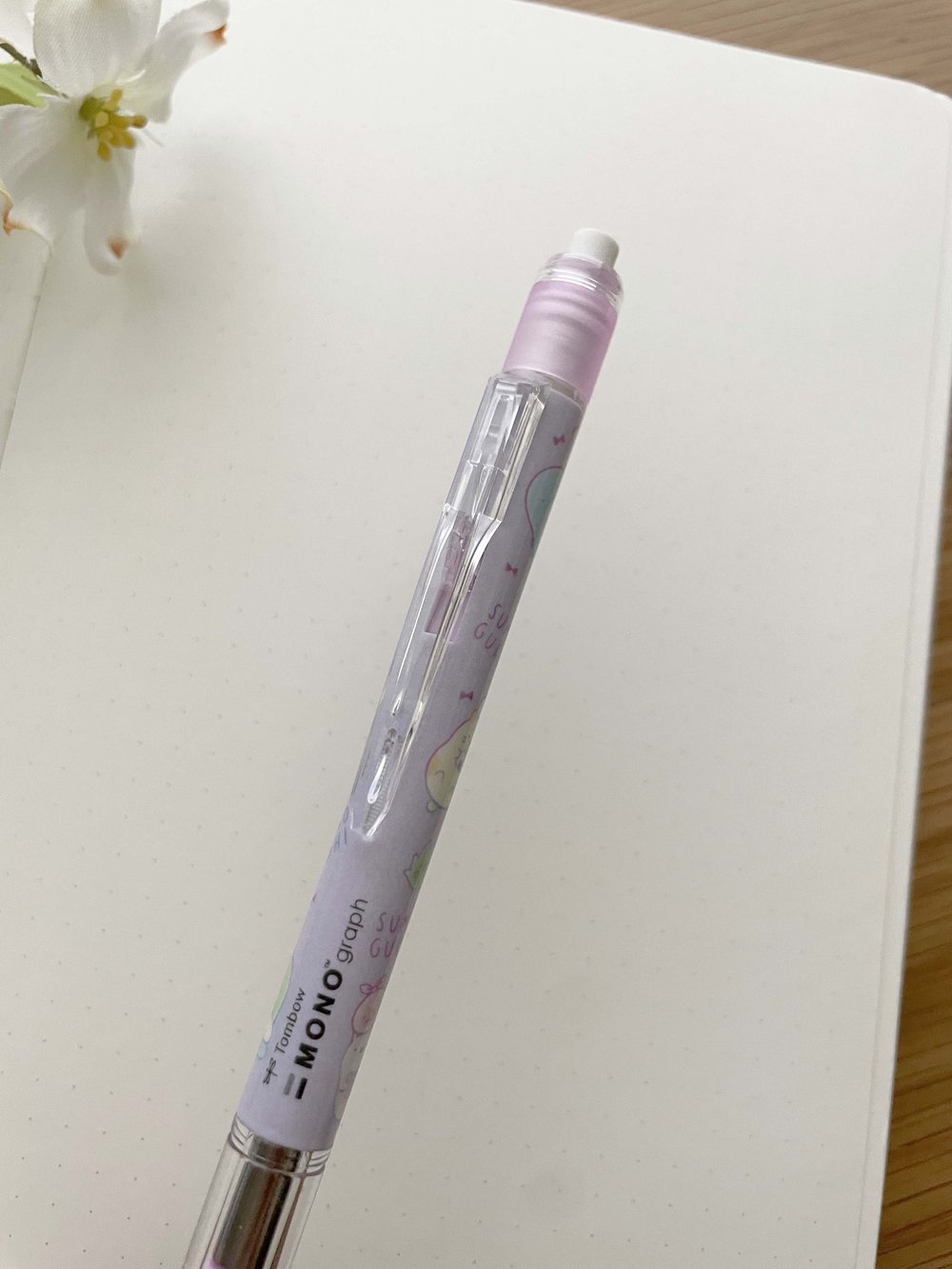 San-x MONO Graph Mechanical Pencil - Sumikkogurashi Lavender — La Petite  Cute Shop