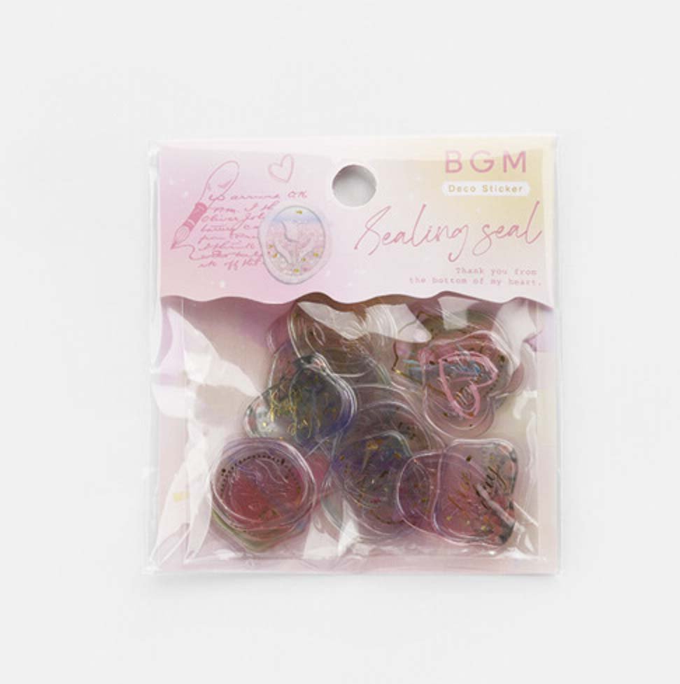 Seal Stickers - Faux Wax Seal - Green Flowers — La Petite Cute Shop