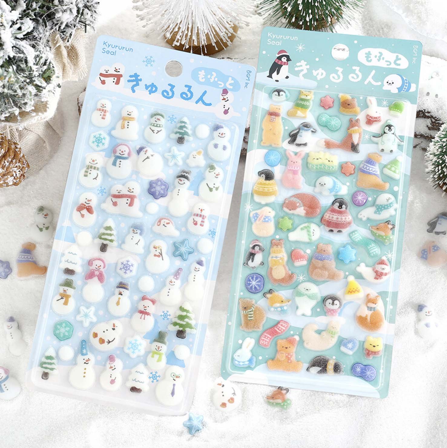  3D Flock Stickers 