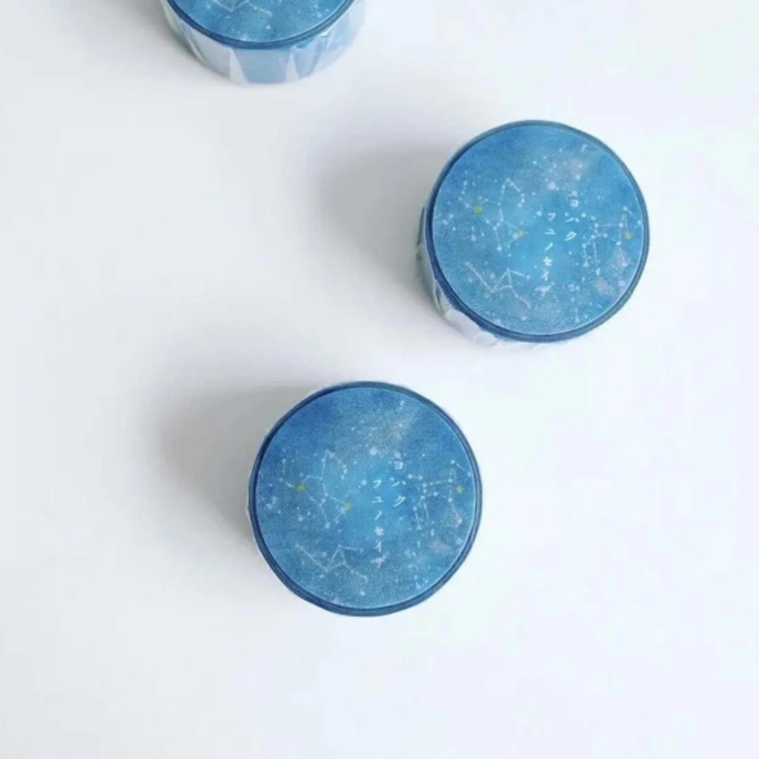 NEW YOHAKU Original Washi Tape - 15mm - Fuyunoseisa- Winter Solstice Constellations