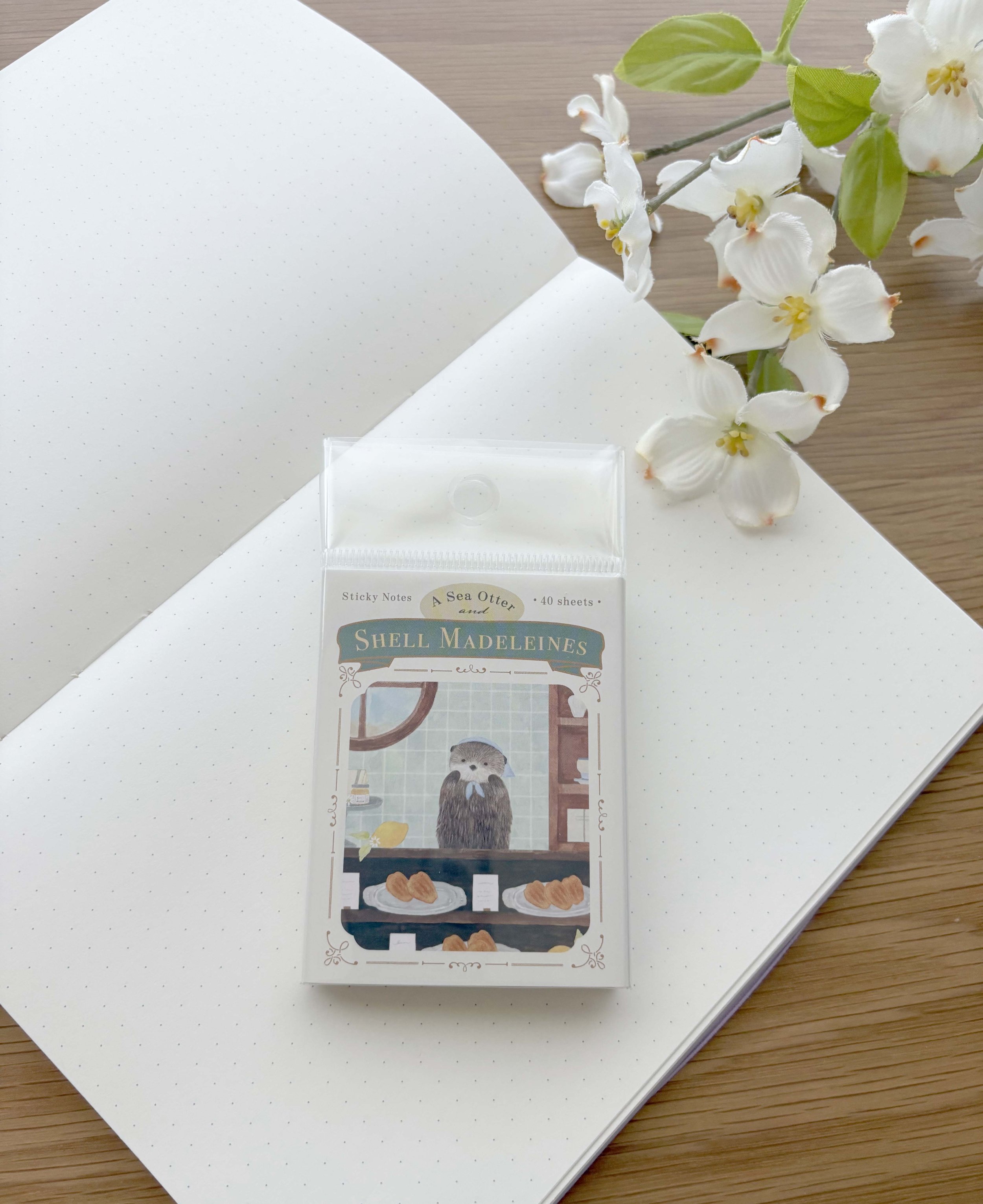 NEW Sticky Notes Book - Sea Otter Bakery