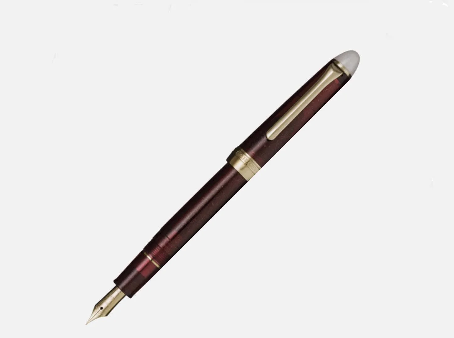 NEW Sailor Fountain Pen  11-0558-202,  Four Seasons - Yotaki Fire Festival - Fine Point - Red (Semi-Clear)