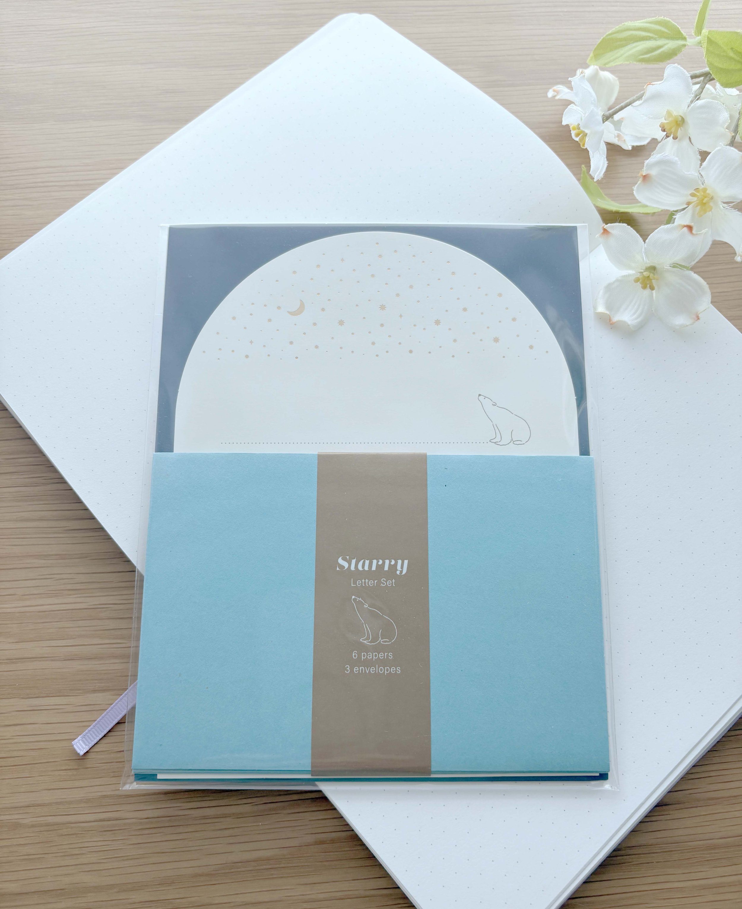 NEW El Commun Gold Foil Letter Set Pack - Starry Letter Set Polar Bear