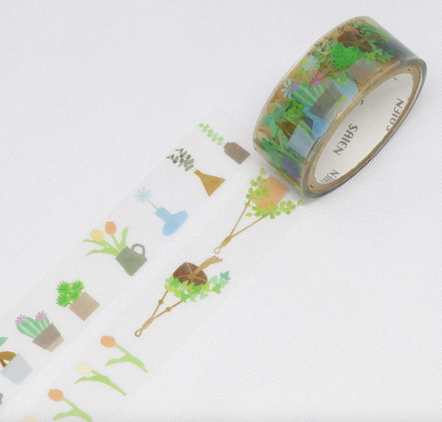 NEW Saien Clear PET Tape - 15mm - Plants Galore