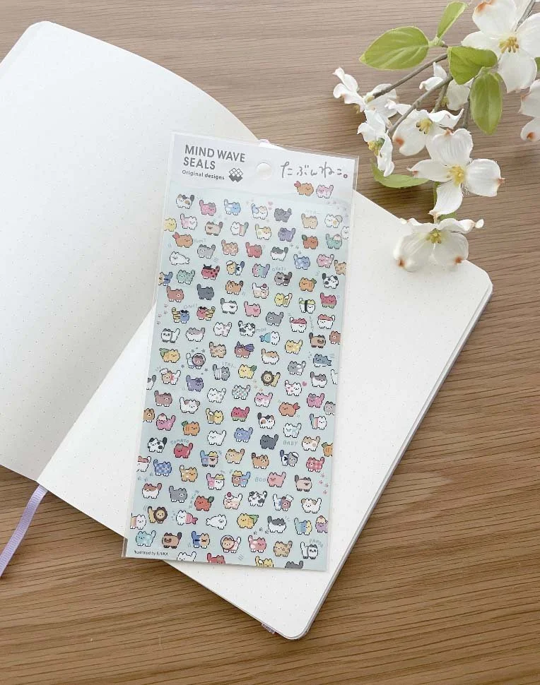NEW Clear Planner Sticker - Mini Cats - Maybe a cat