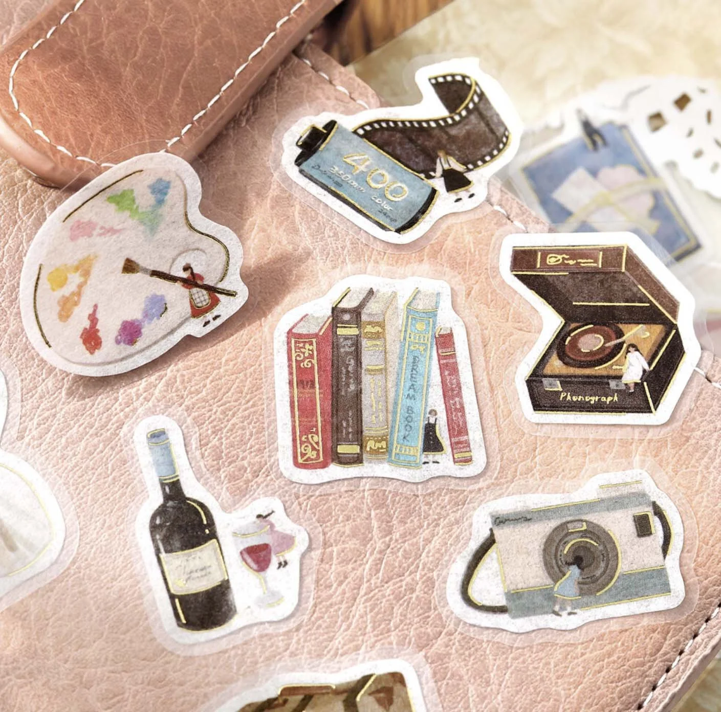 NEW BGM Sticker Sack - Petit Story - Hobby with Metallic Foil