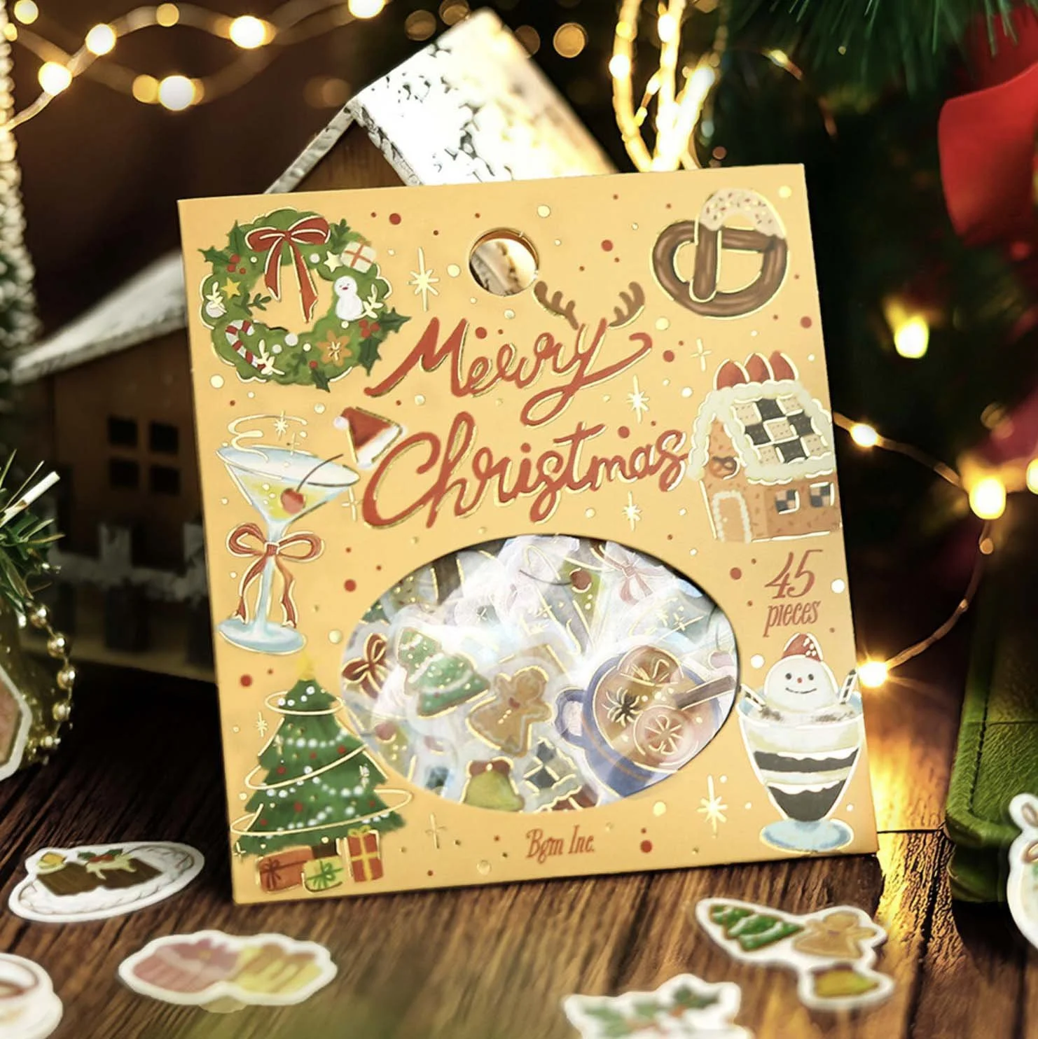NEW BGM Sticker Sack - Christmas 2026 Limited - Christmas Joy Collection - Gold Foil
