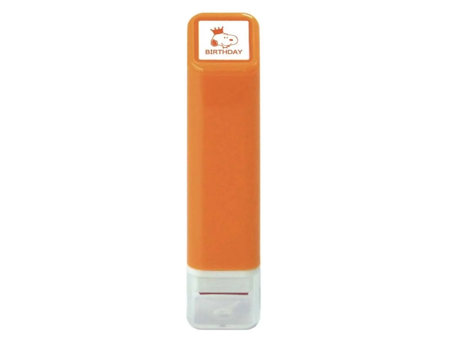 NEW Mini Planner Stamp - Snoopy Birthday - Orange