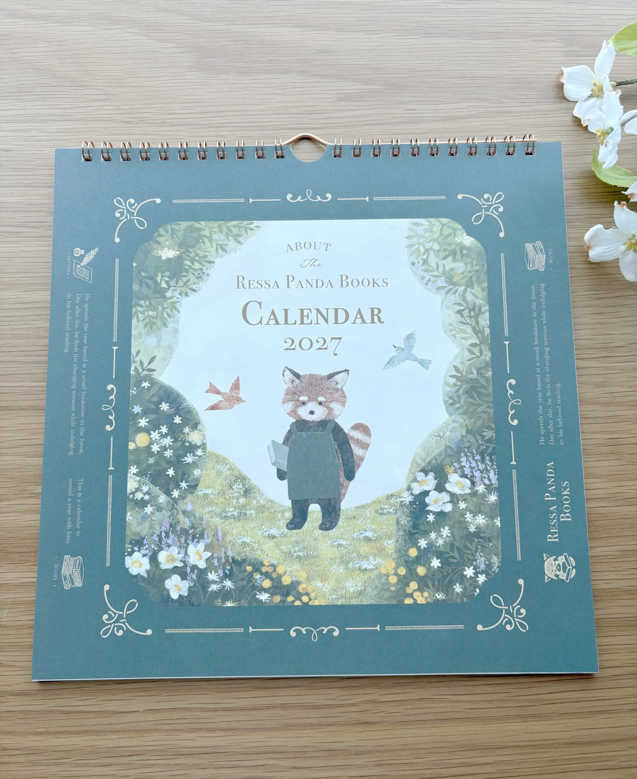 NEW 2027 - 12 month Wall Calendar - Ressa Red Panda Books