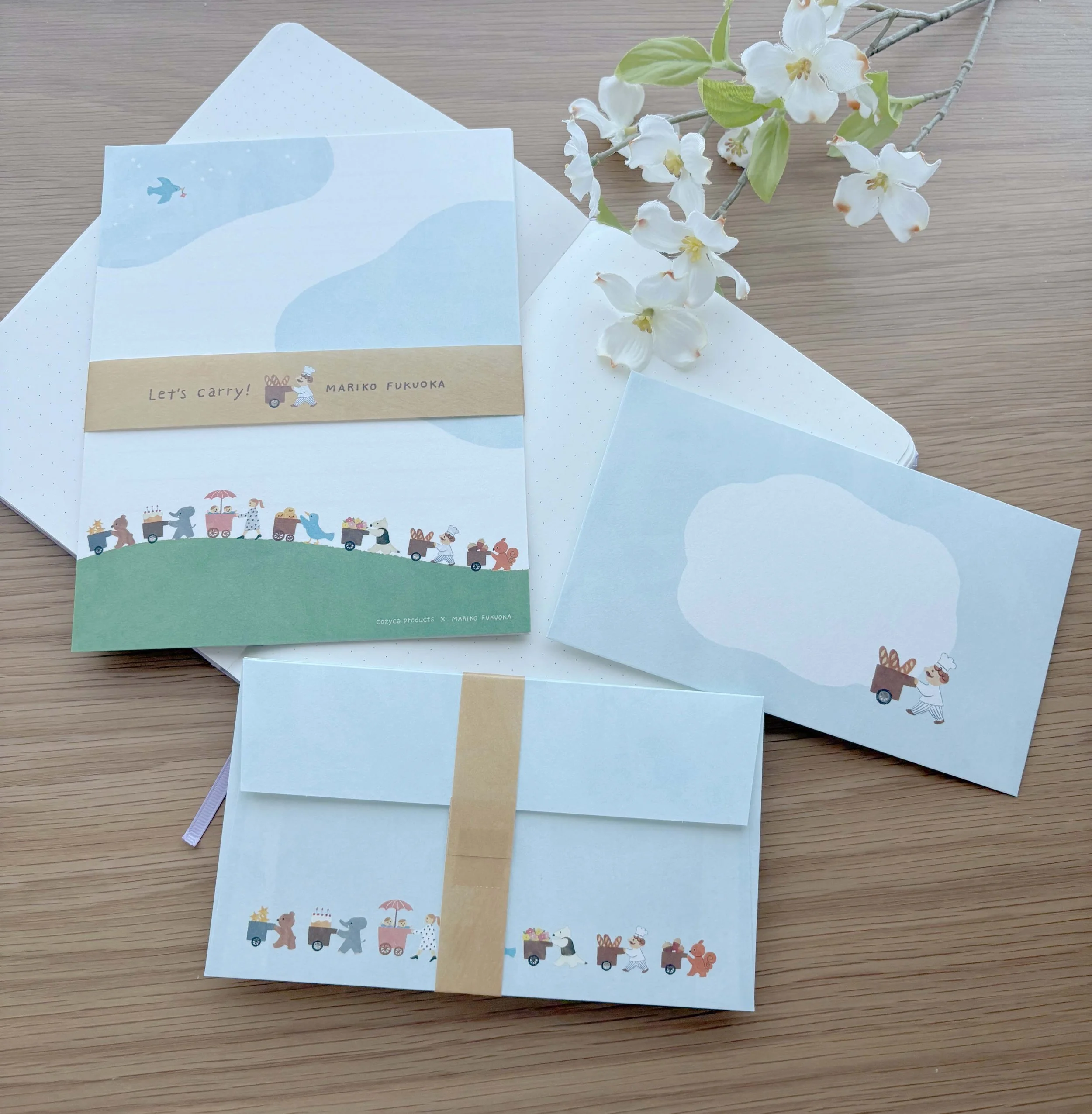 NEW Cozyca Letter Set Pack - Mariko Fukuoka - Let's Carry