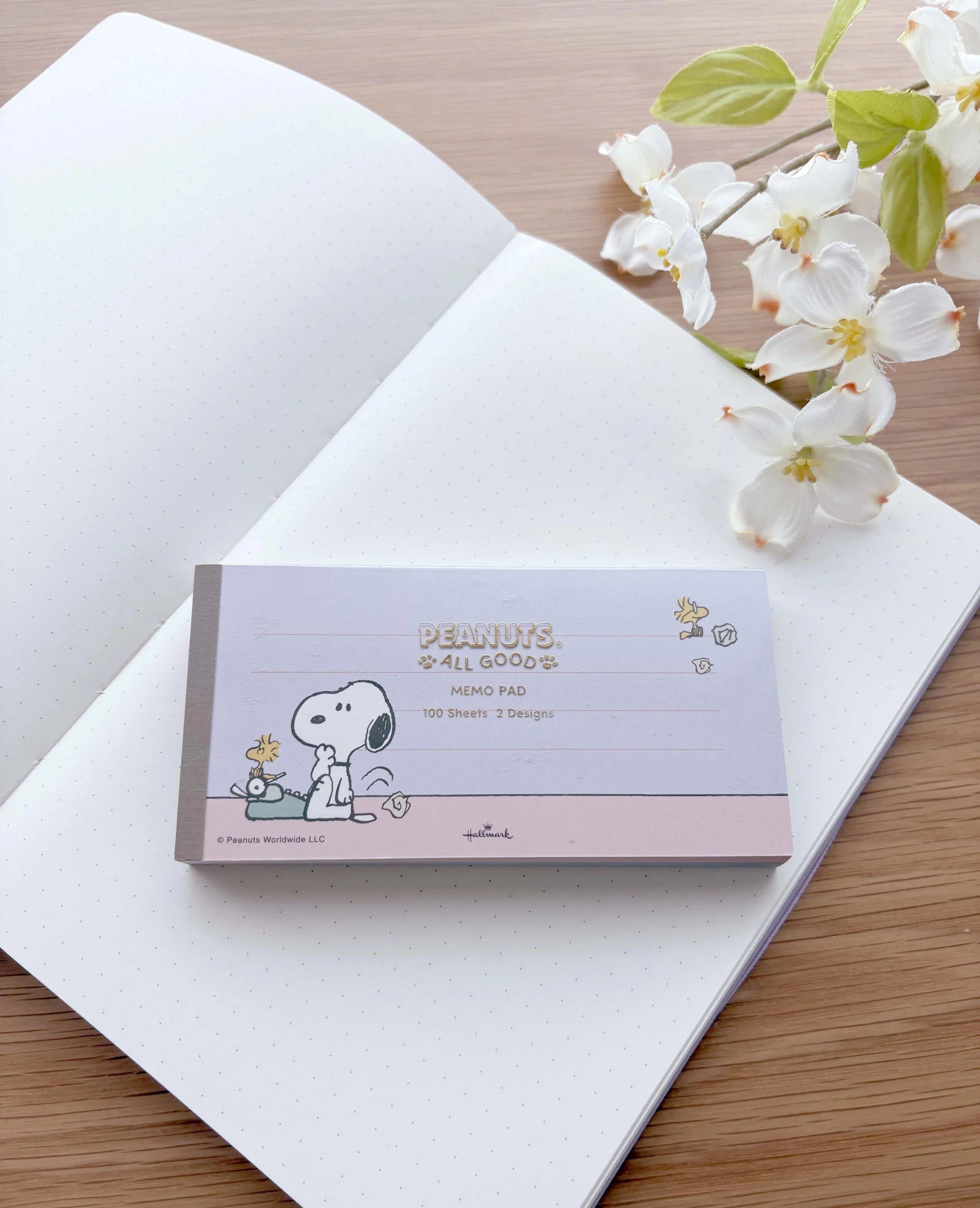 New Snoopy Peanuts Memo pad - Thinking - All Good Collection