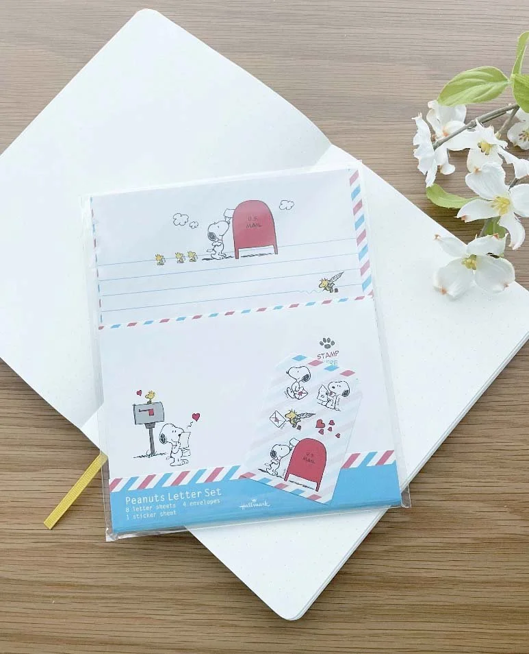 NEW Snoopy Letter Set Pack - Post Box Mail