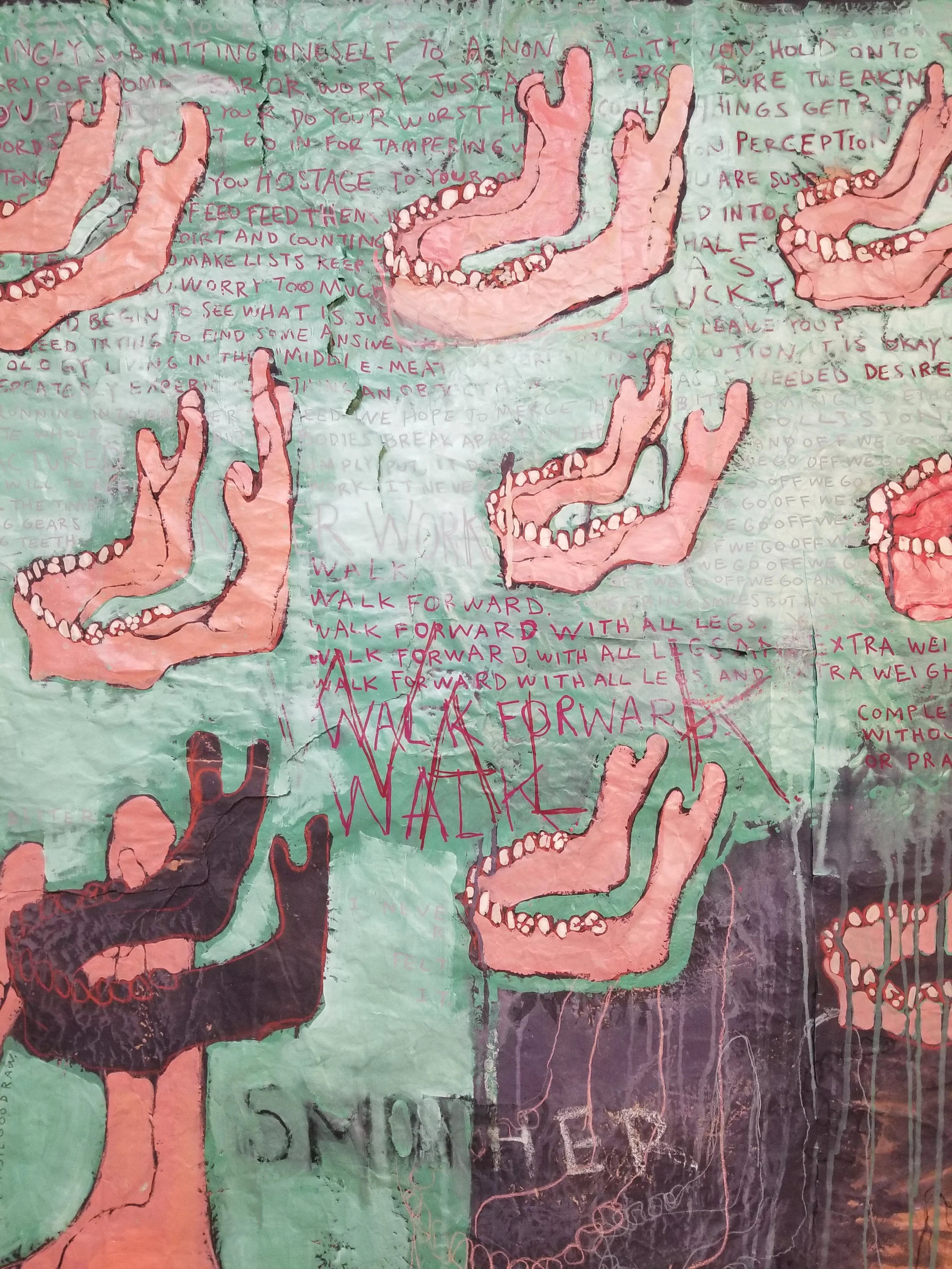 “Toxic Metals” No.1
Acrylic, pastel, & pencil on paper
41.5” x 64”
$450
(Details)
Email oddmoddworks@gmail.com for Shipping Inquiries
