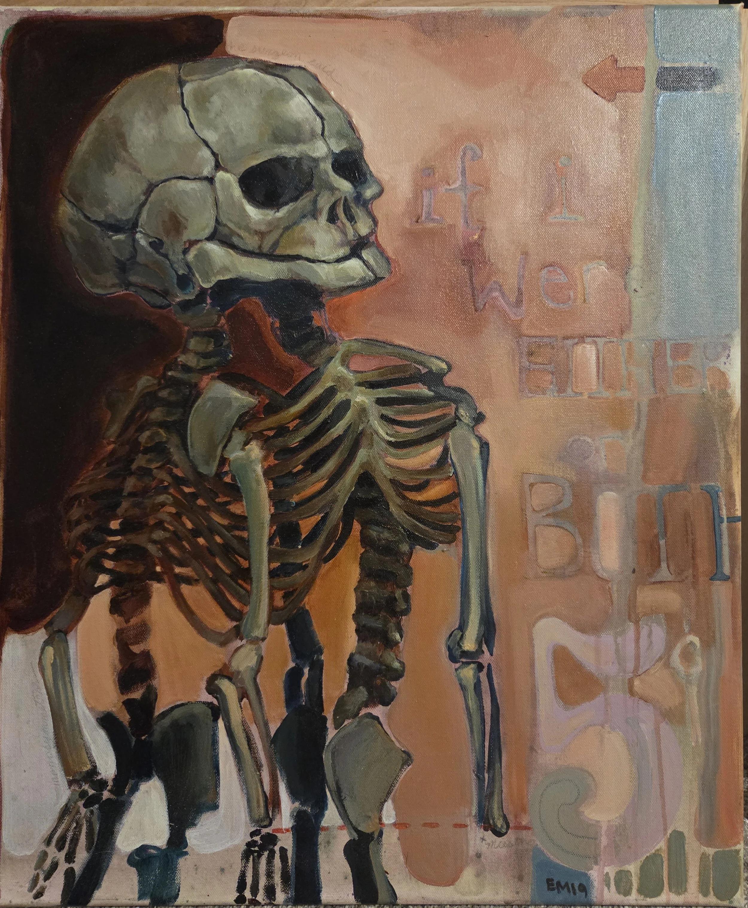 “Either or Both”
Acrylic, graphite, oil stick on canvas
20” x 24”
$200
Email oddmoddworks@gmail.com for Shipping Inquiries
