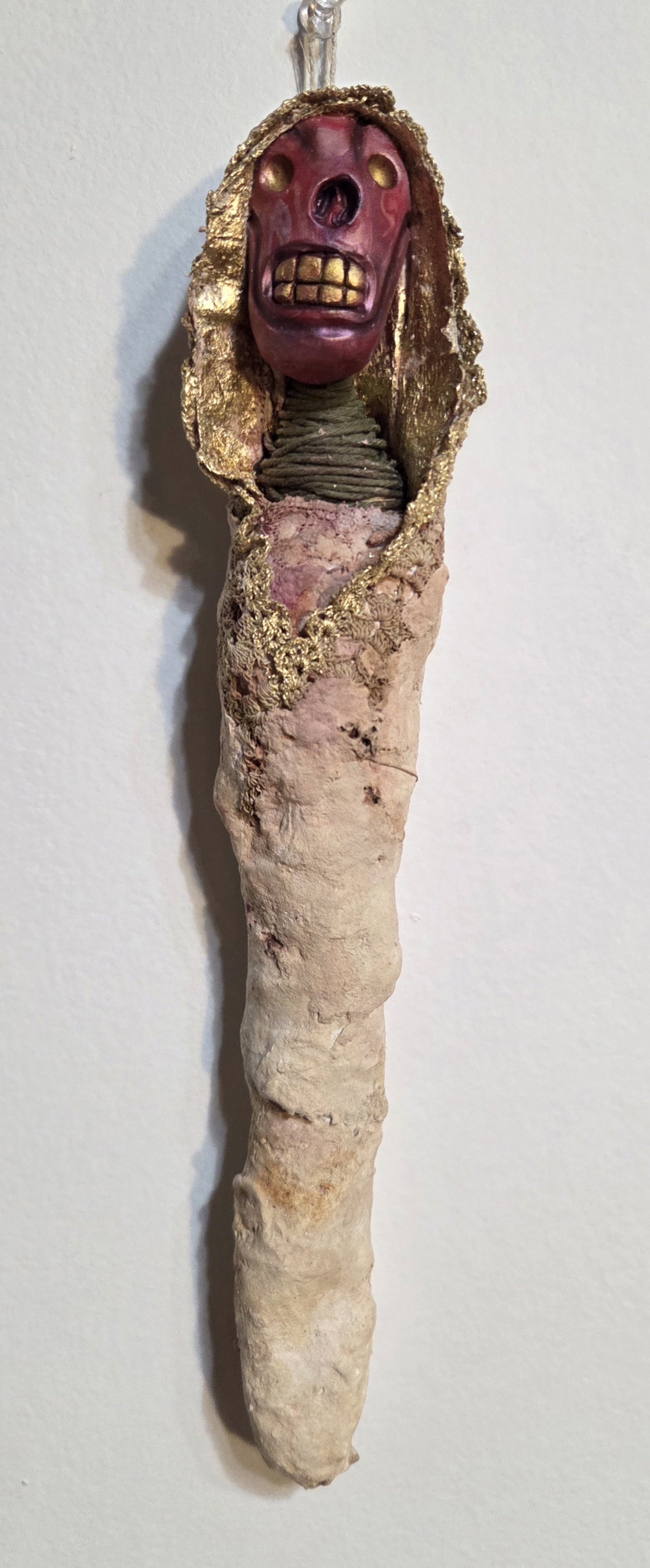 “Chrysalides” Burial Dolls
Polymer clay, plaster, paper pulp, & acrylic
11” tall
$55 ea.
Email oddmoddworks@gmail.com for Shipping Inquiries