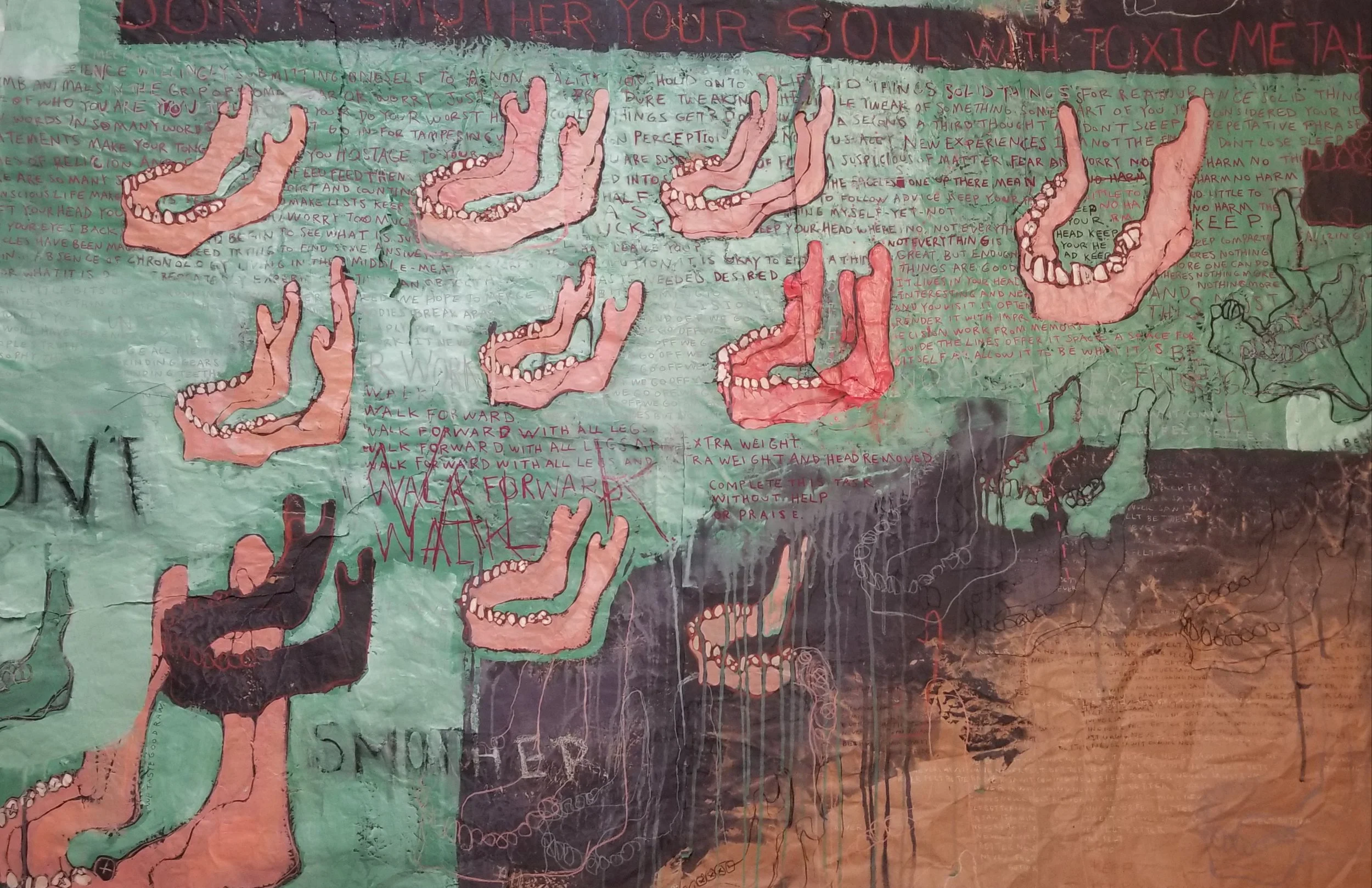 “Toxic Metals” No.1
Acrylic, pastel, & pencil on paper
41.5” x 64”
$450
Email oddmoddworks@gmail.com for Shipping Inquiries
