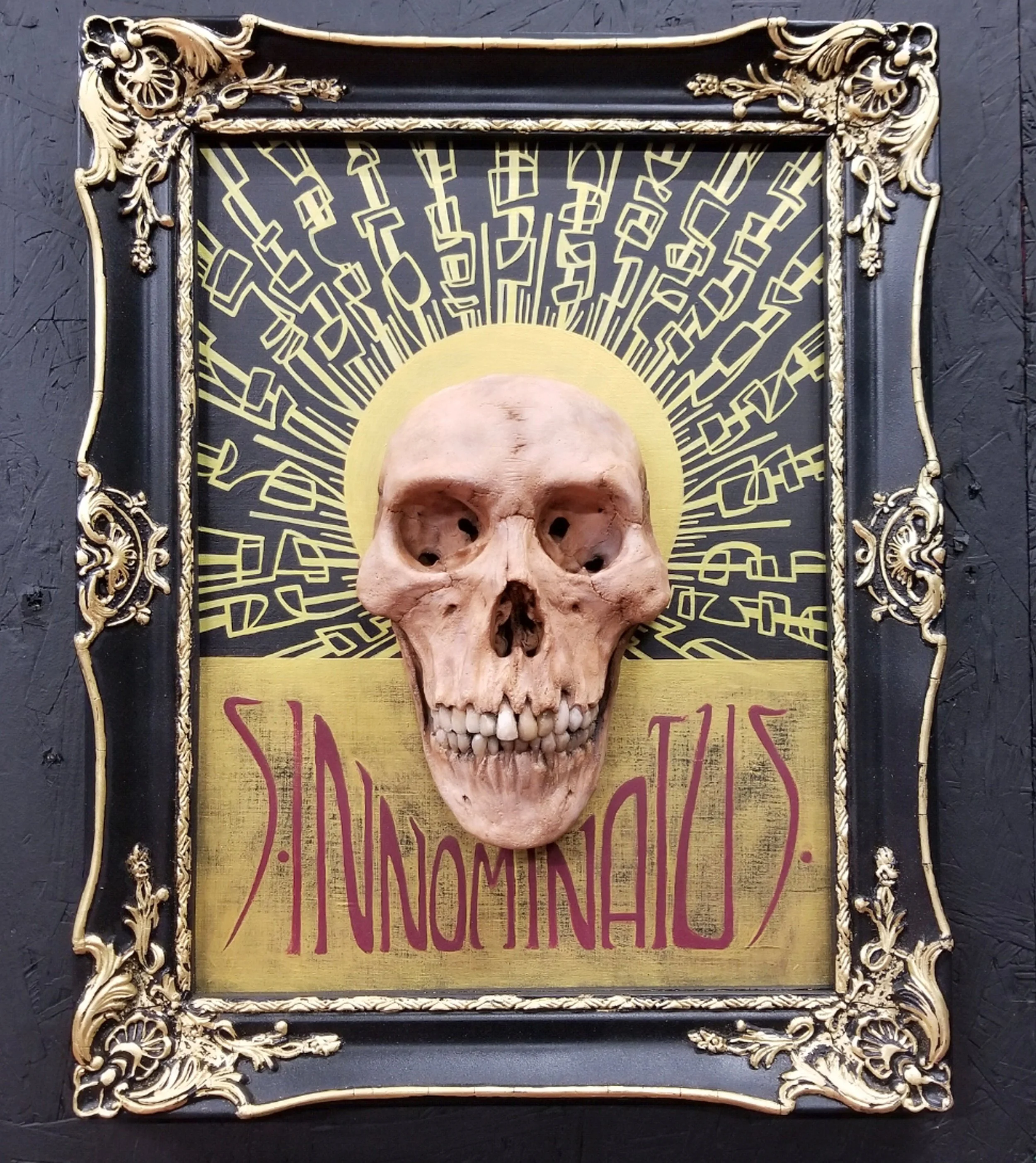 “Saint Innominatus”
Polymer clay, powdered pigments, & acrylic on wood
15” x 20”
$500
Email oddmoddworks@gmail.com for Shipping Inquiries
